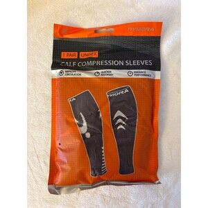 RYMORA Calf Compression Sleeves Unisex Size X-Large Black - Free Shipping